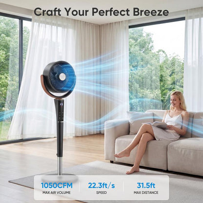 Quiet Oscillating Pedestal Air Fan