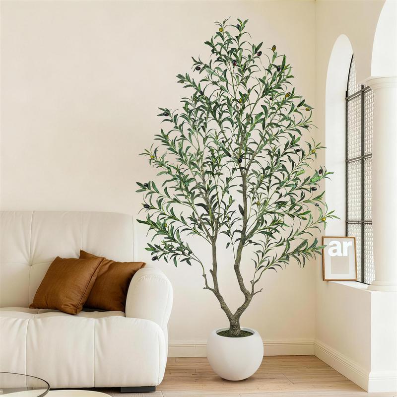Lifelike Potted Olive Decor Tree