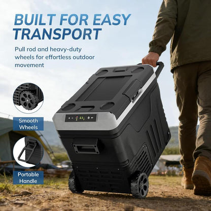 Portable Dual-Zone Travel Freezer