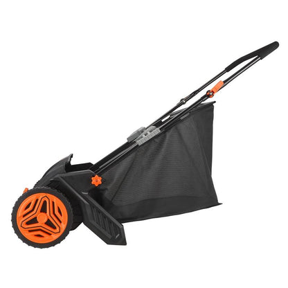 Adjustable Push Lawn Debris Sweeper