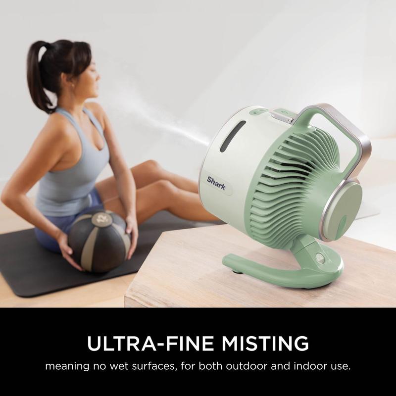 Cordless Misting Patio Cooling Fan