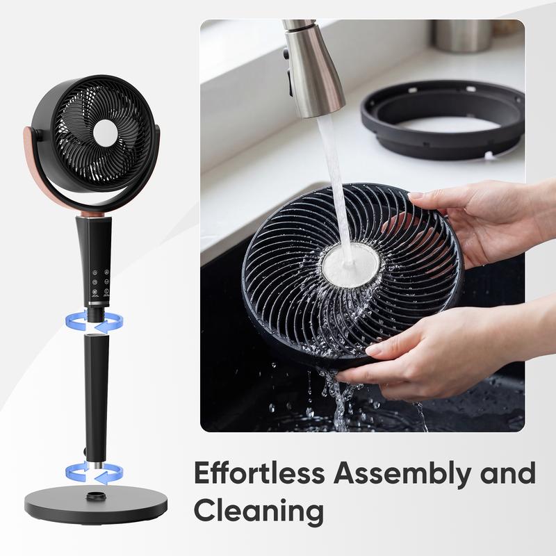 Quiet Oscillating Pedestal Air Fan