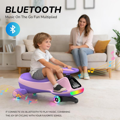 12V Light-Up Electric Wiggle Car