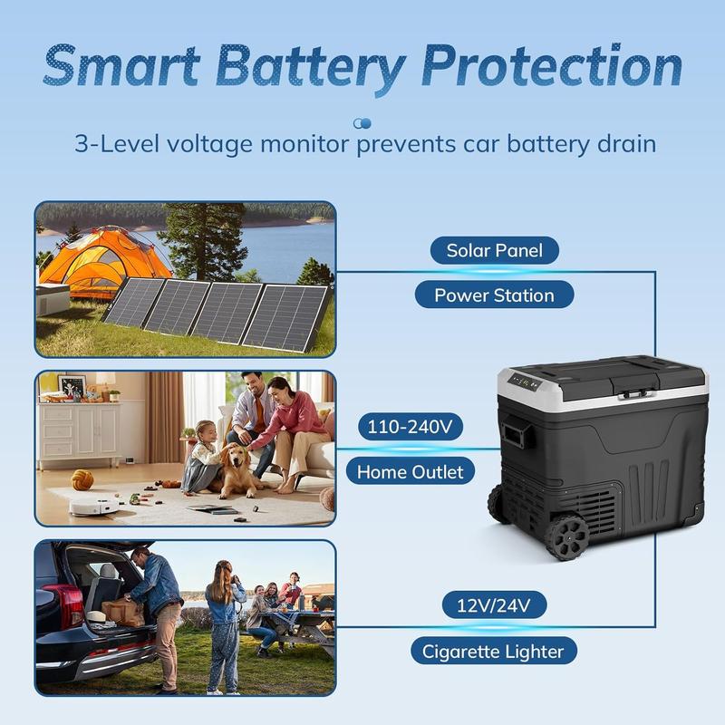 Portable Dual-Zone Travel Freezer