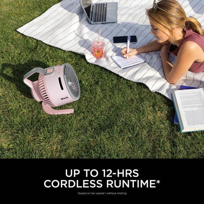 Cordless Misting Patio Cooling Fan