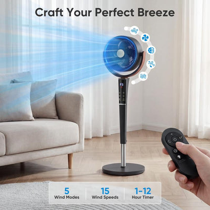 Quiet Oscillating Pedestal Air Fan