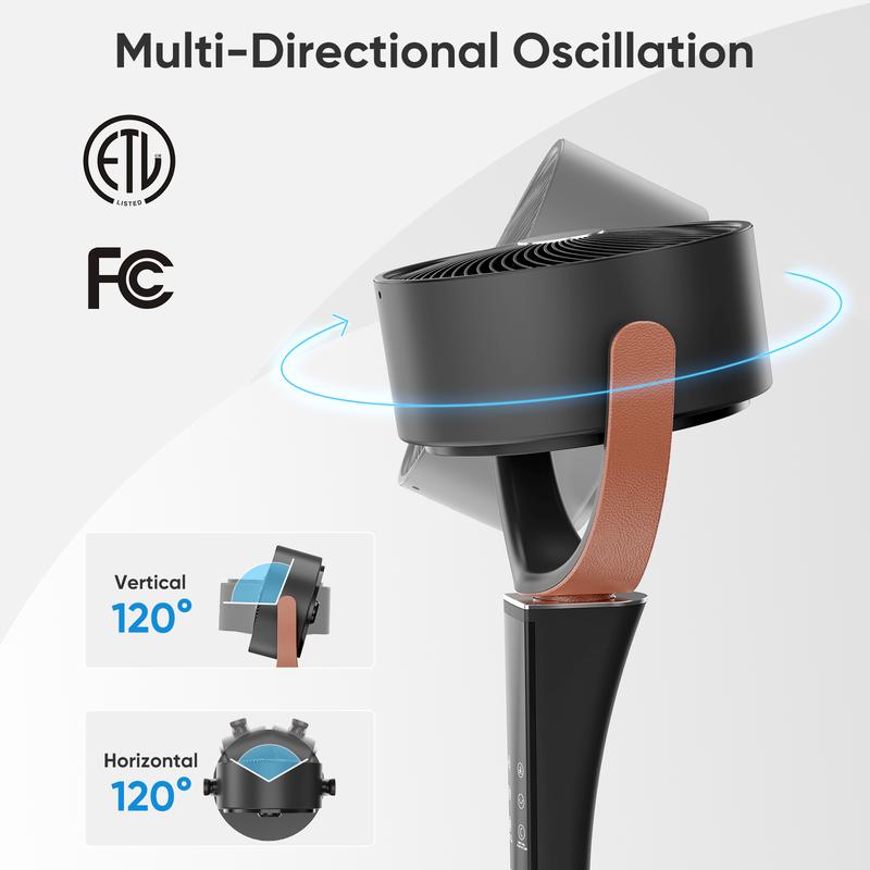 Quiet Oscillating Pedestal Air Fan