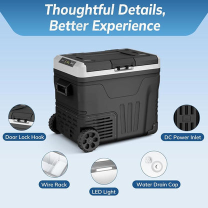 Portable Dual-Zone Travel Freezer