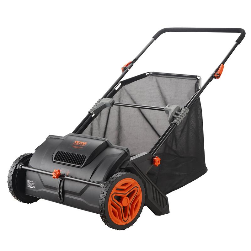Adjustable Push Lawn Debris Sweeper