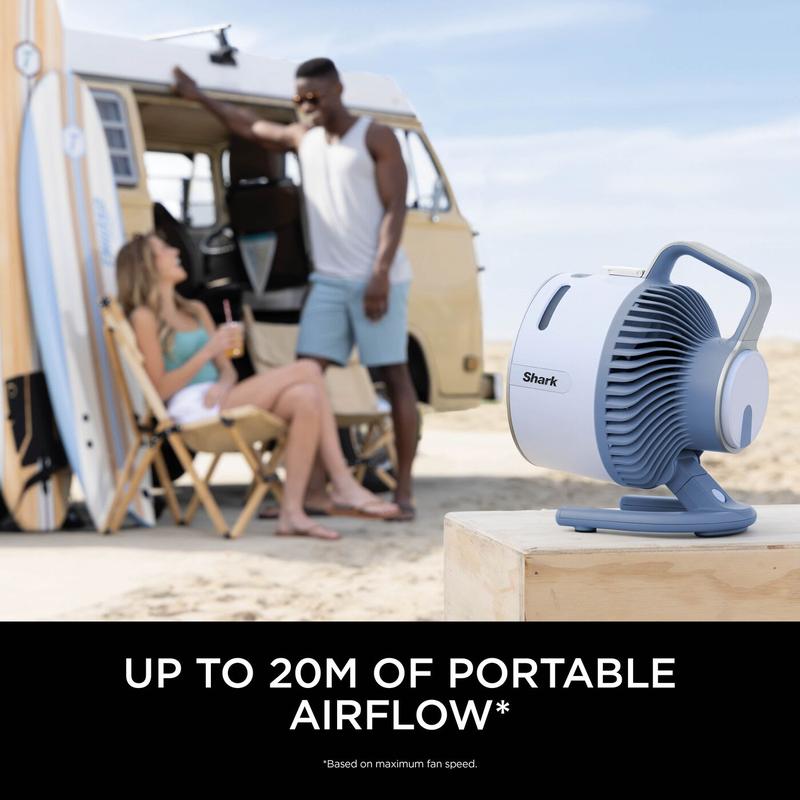 Cordless Misting Patio Cooling Fan