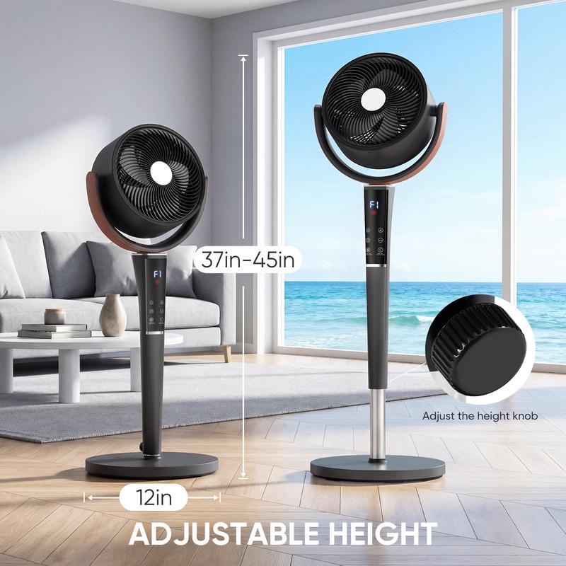 Quiet Oscillating Pedestal Air Fan