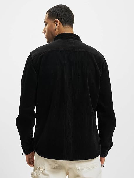Men's Corduroy Classic Long-Sleeved Shirt Dress