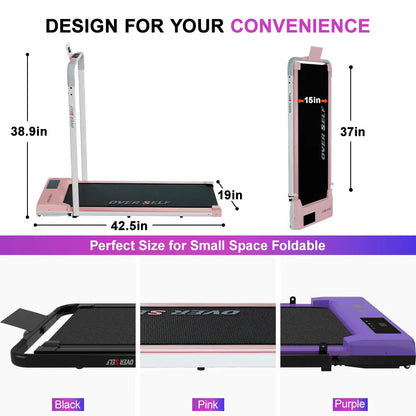 Slim Foldable Daily Walk Treadmill